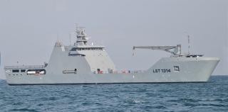 Nigerian Navy’s newest ship, the landing ship, tank, Kada