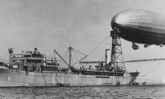 The Shenandoah moored to the fleet oiler Patoka (AO-9)