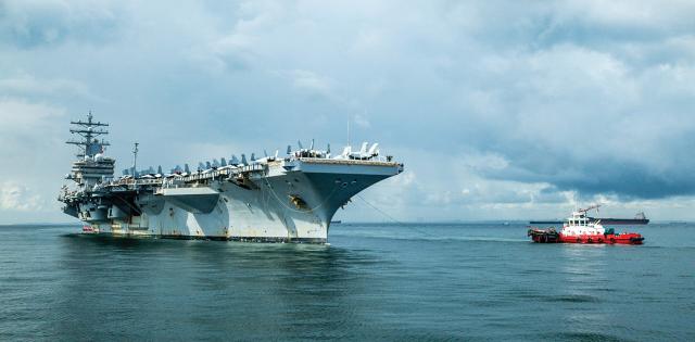 The USS Ronald Reagan (CVN-76)