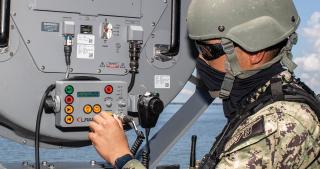 sailor on the USS Gerald R. Ford (CVN-78)