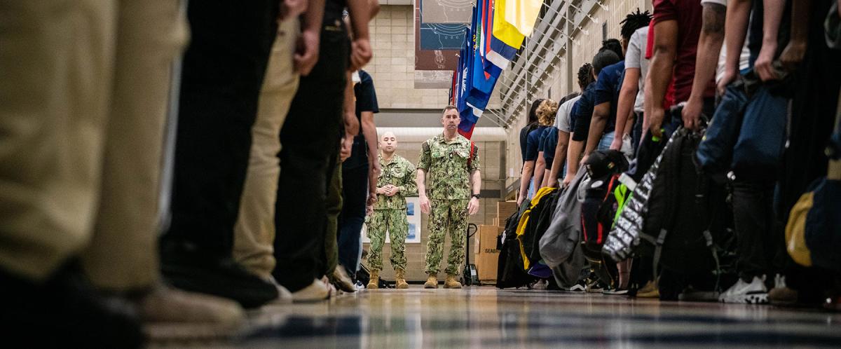 Navy recruits