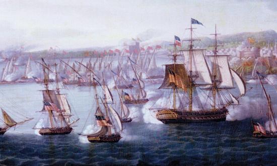 3 August 1804: Commodore Preble’s squadron bombards Tripoli Harbor