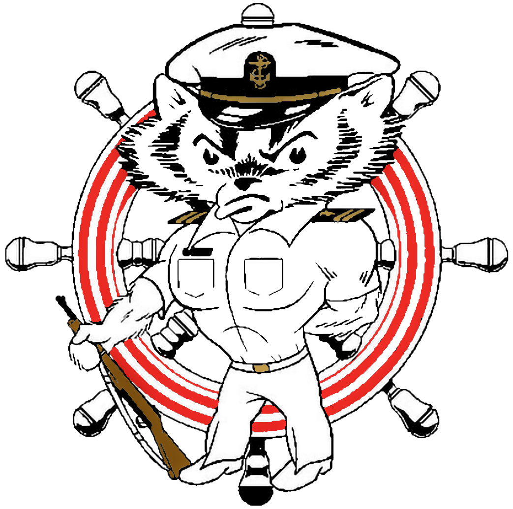 University of Wisconsin NROTC Seabadger Logo