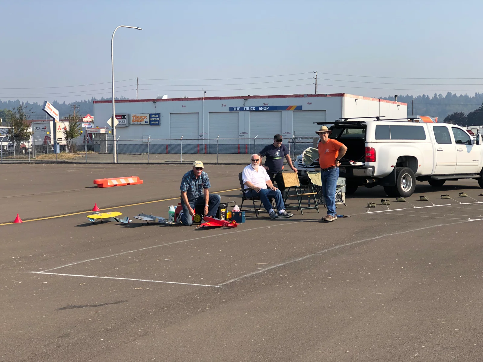 Carrier in Action. Jim McCartney, Mike Potter, ?? Cox, and Kris Milard